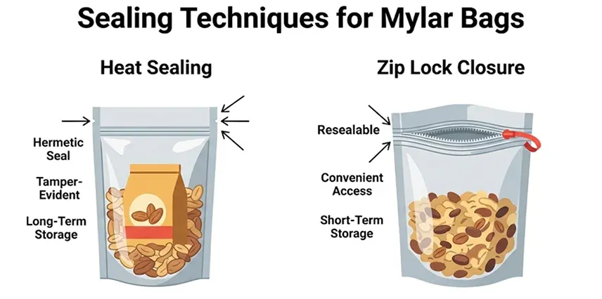 Sealing Techniques for Mylar Bags (Heat Sealers, Zip Locks)